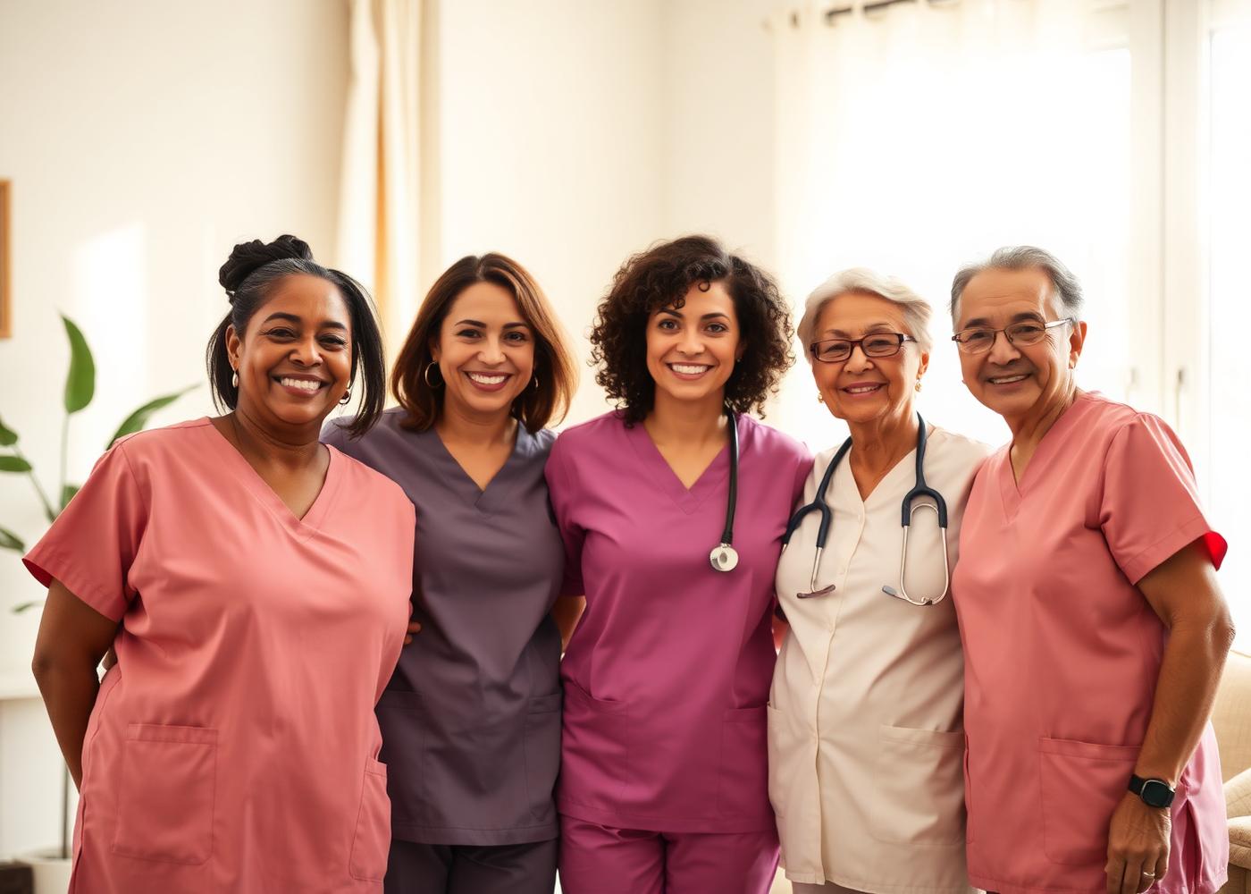 Equipo interdisciplinario de Hospicio Toque de Amor